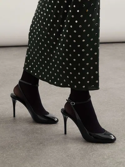 Alaïa Patent Leather High Heels In Black