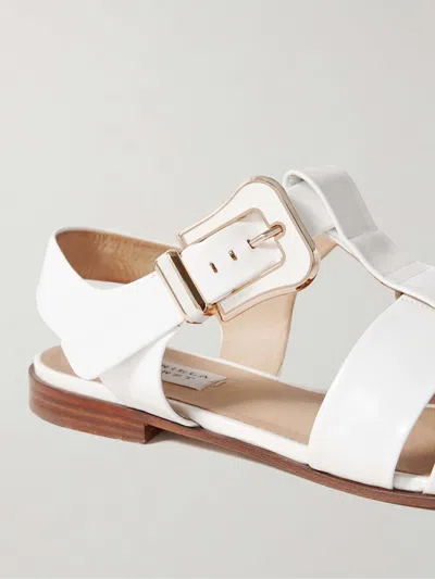 Gabriela Hearst Open-toe Flat Sandals In White