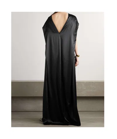 Dries Van Noten Cap Sleeve Dress In Black