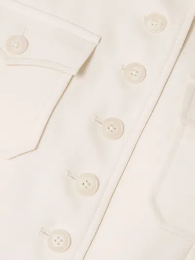 Nili Lotan Jamison Button Down Jacket In White