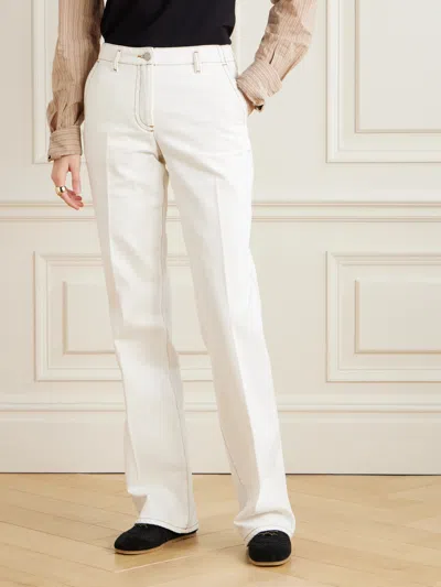 Dries Van Noten Parchia Jeans In White