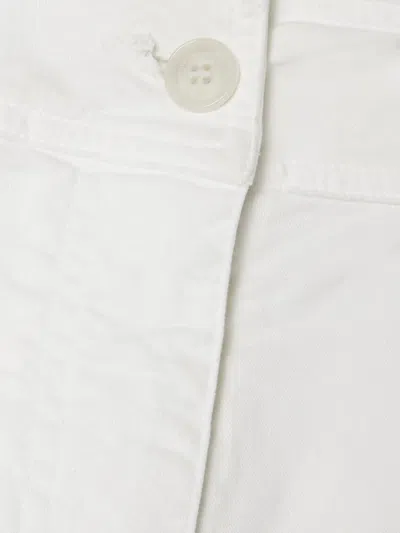 Nili Lotan Megan High Waist Wide Leg Track Pants In White