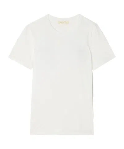 Nili Lotan Mariela Crew Neck T-shirt In White