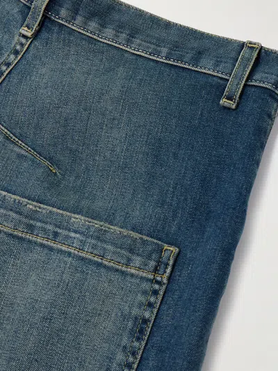 Nili Lotan Shon Five-pocket Denim Trousers In Blue