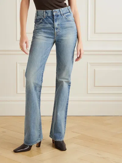 Nili Lotan Flared-cut Leg Jeans In Blue