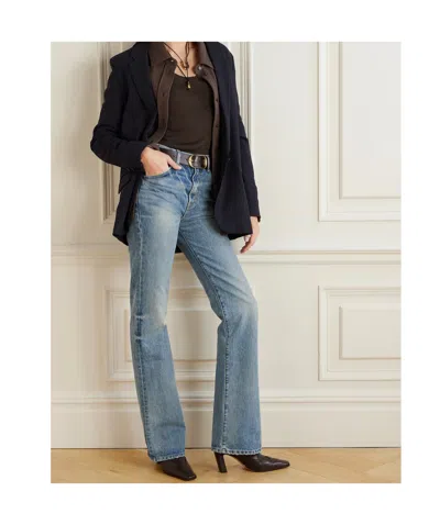 Nili Lotan Flared-cut Leg Jeans In Blue