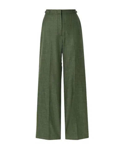 Gabriela Hearst Bell Bottoms In Green
