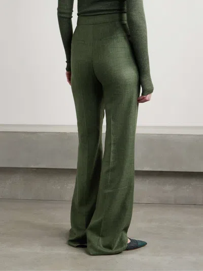 Gabriela Hearst Bell Bottoms In Green