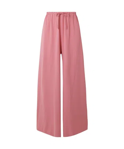 Dries Van Noten Wide-leg Straight Pants In Pink