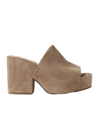 Gabriela Hearst Round Toe High Heel Sandals In Brown