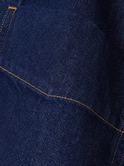 Agolde Snap Button Denim Shirt In Black