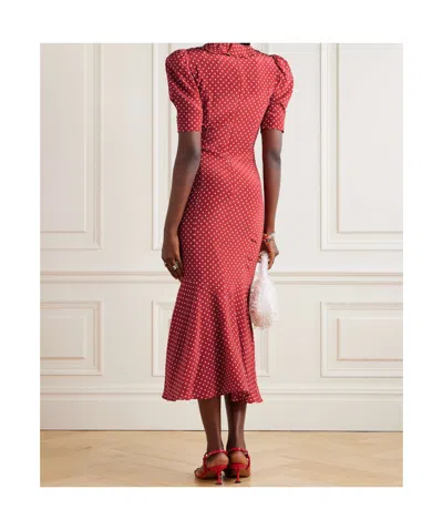 Alessandra Rich Polka-dot Dress In Multi