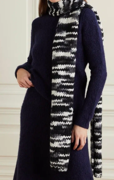 Gabriela Hearst Knitted Scarf In Black