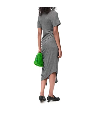 Loewe Knot Dress In Gray
