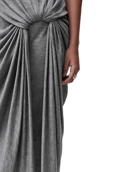 Loewe Knot Dress In Gray