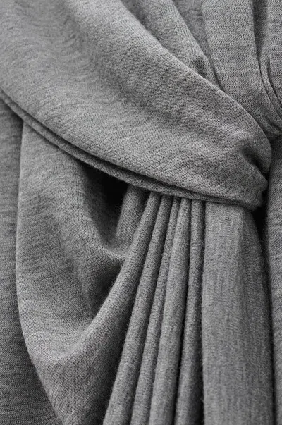 Loewe Knot Dress In Gray