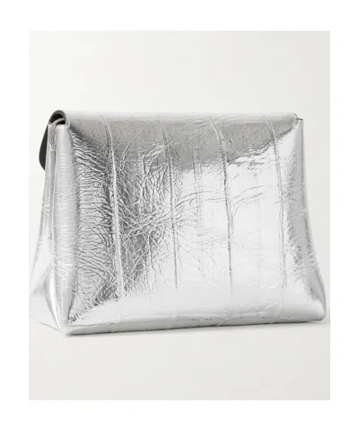 Khaite Bobbi Shoulder Bag In Silver
