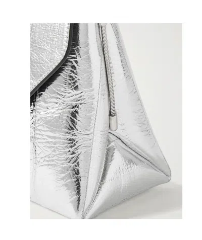 Khaite Bobbi Shoulder Bag In Silver