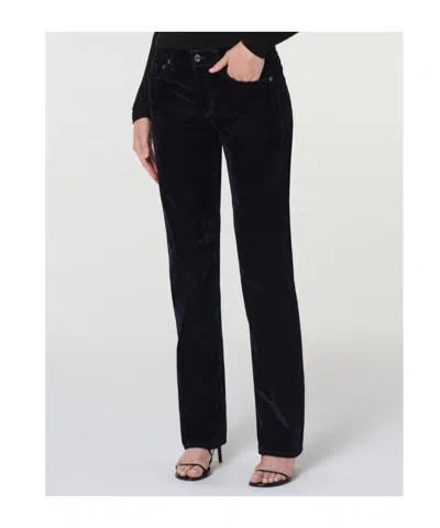 Agolde Low Rise Slim (velvet) In Blue