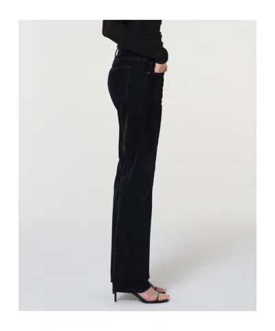 Agolde Low Rise Slim (velvet) In Blue