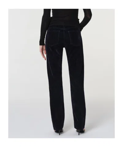 Agolde Low Rise Slim (velvet) In Blue