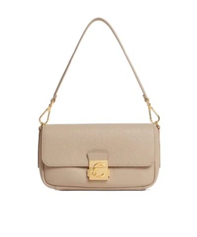 Coccinelle C-me Lock Medium In Neutral