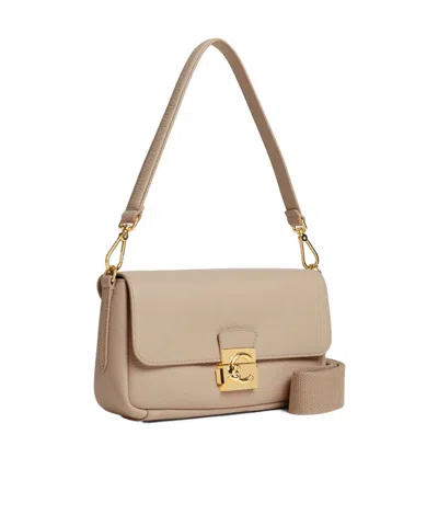 Coccinelle C-me Lock Medium In Neutral