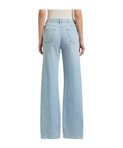 7 For All Mankind Belt Loop Jeans In Blue