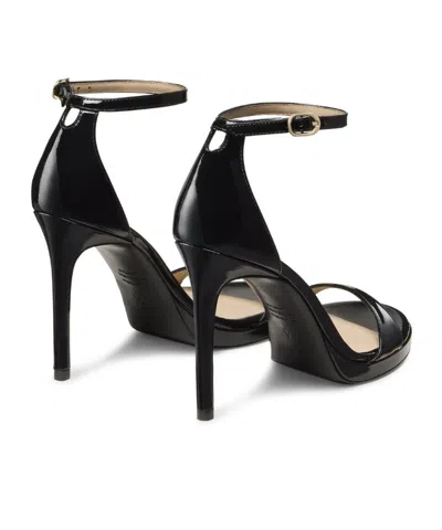 Stuart Weitzman Nudist Platform High-heeled Sandals In Black