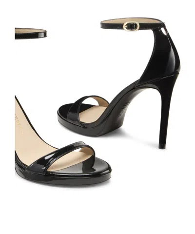Stuart Weitzman Nudist Platform High-heeled Sandals In Black