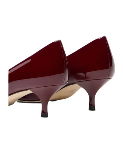 Stuart Weitzman 50mm Stuart Power Pumps In Burgundy