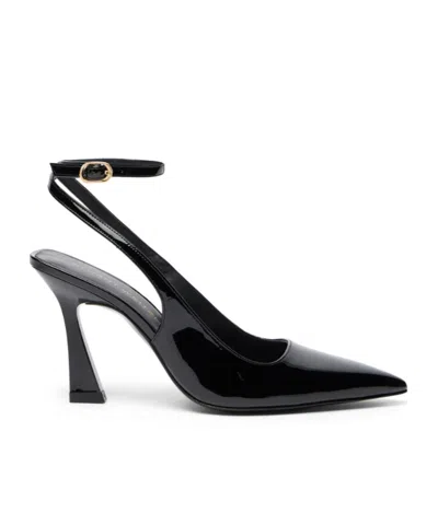 Stuart Weitzman 85mm Vinnie Strap Pump In Black