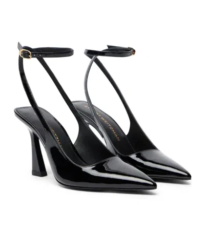 Stuart Weitzman 85mm Vinnie Strap Pump In Black