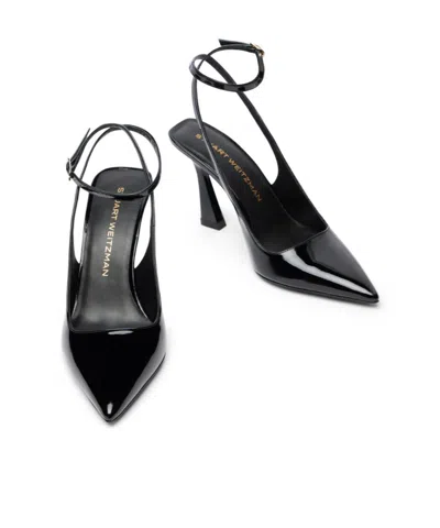 Stuart Weitzman 85mm Vinnie Strap Pump In Black