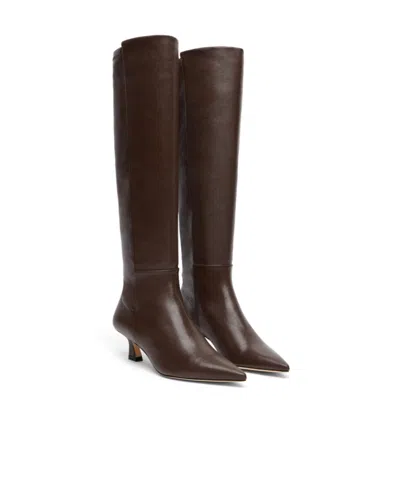 Stuart Weitzman 5050 Vinnie Boot 50 In Burgundy