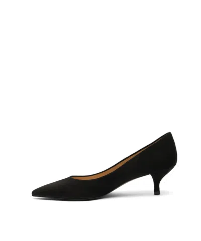 Stuart Weitzman 50mm Stuart Power Kitten-heel Pumps In Black