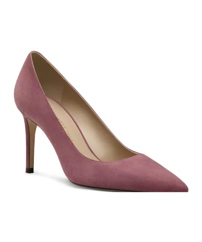 Stuart Weitzman 85mm Stuart Power Pointed-toe Pumps In Pink