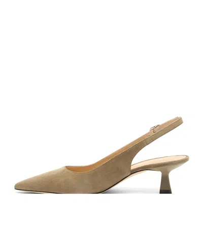 Stuart Weitzman 50mm Stuart Sculpt Slingback Pumps In Brown