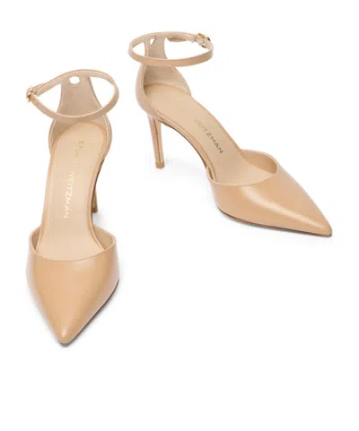Stuart Weitzman Stuart Power Strap 85 In Neutral
