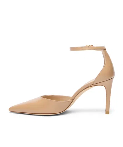 Stuart Weitzman Stuart Power Strap 85 In Neutral