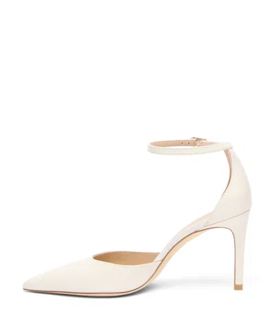 Stuart Weitzman Stuart Power Strap 85 In White