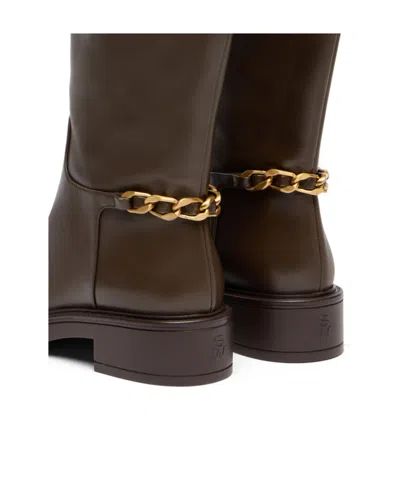 Stuart Weitzman Soluxe Celia Boot In Brown