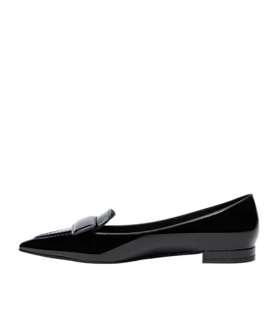 Stuart Weitzman Sovinnie Ballet Flats In Black