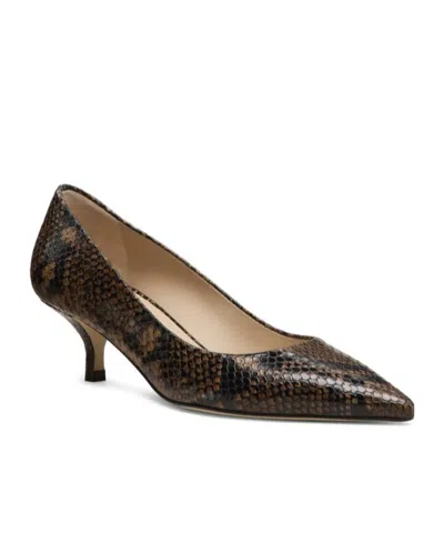 Stuart Weitzman Power 50 Python-effect Leather Pumps In Animal Print