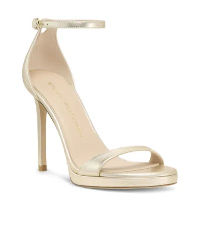 Stuart Weitzman Nudist Platform In Animal Print