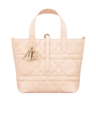 Dior Small  Toujours Vertical Handbag In Brown