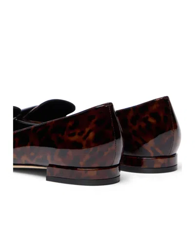 Stuart Weitzman Sovinnie Pointed Flat Pump In Brown