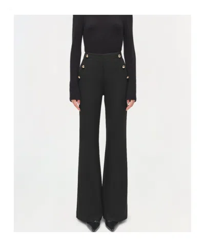 Simkhai Robin Button-embellishment Trousers In Black