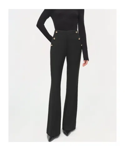 Simkhai Robin Button-embellishment Trousers In Black