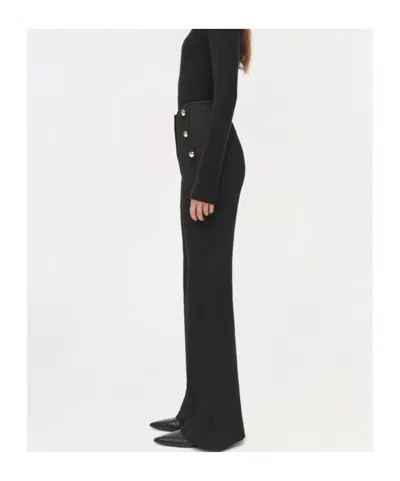 Simkhai Robin Button-embellishment Trousers In Black